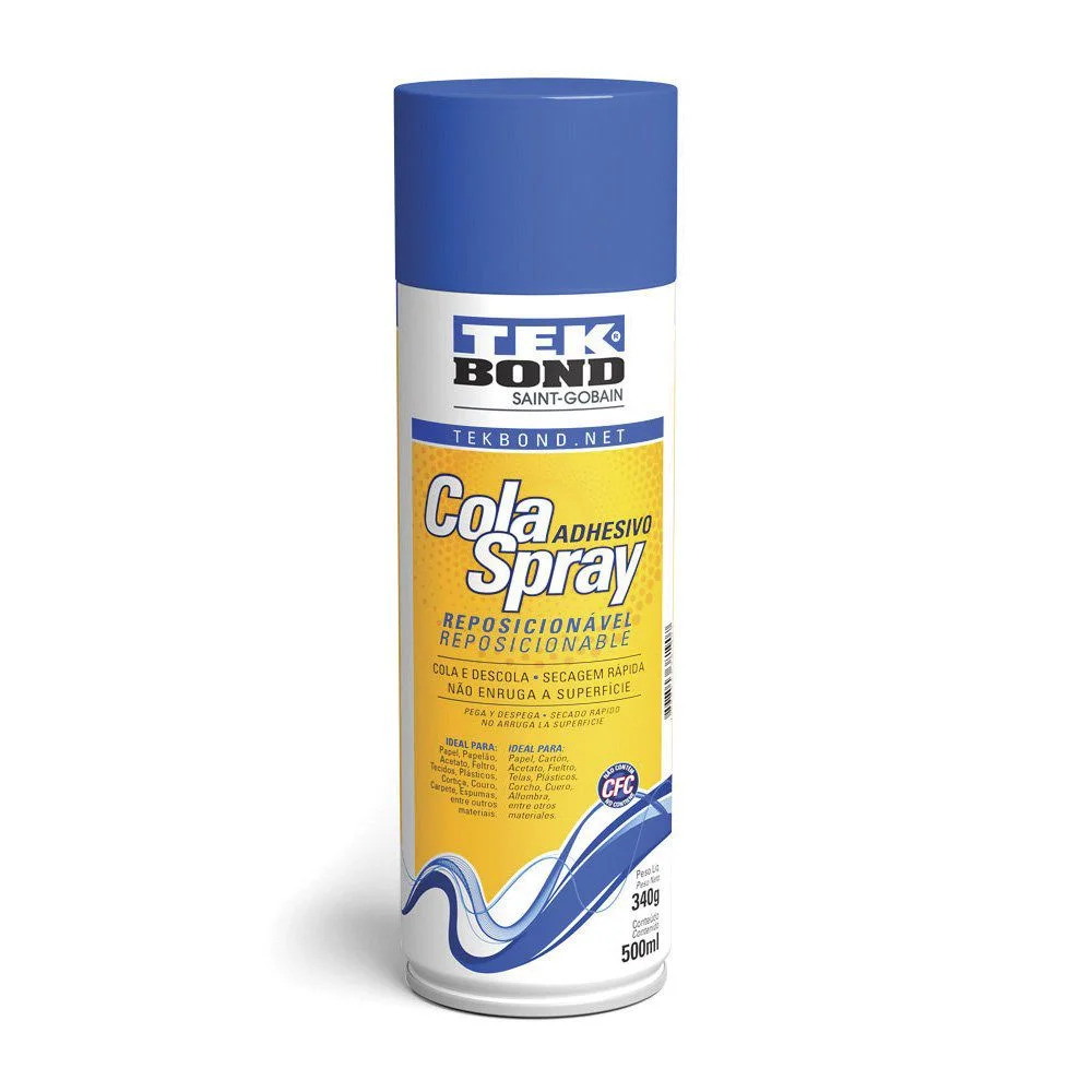Cola Spray Reposicionavel 340g 500ml- Tek Bond